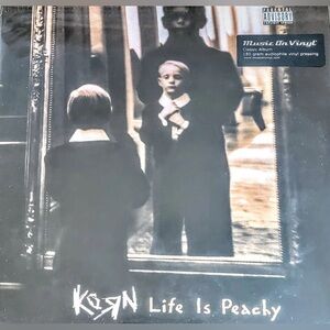 Korn, Life Is Peachy Explicit Lyrics. LP. 2010 Music On Vinyl. NEW & SEALED!!!